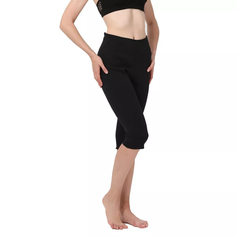 Leggings mgbatị ahụ nke ụmụ nwanyị dị elu na-enweghị nkebi